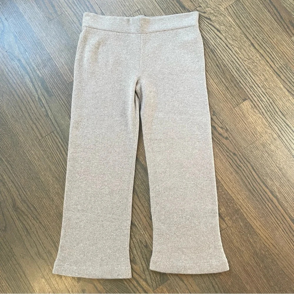 Neiman Marcus Cashmere Collection Lounge Pants in Beige Tan Color L